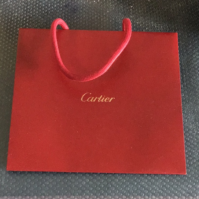 Authentic Cartier Shopping Bag